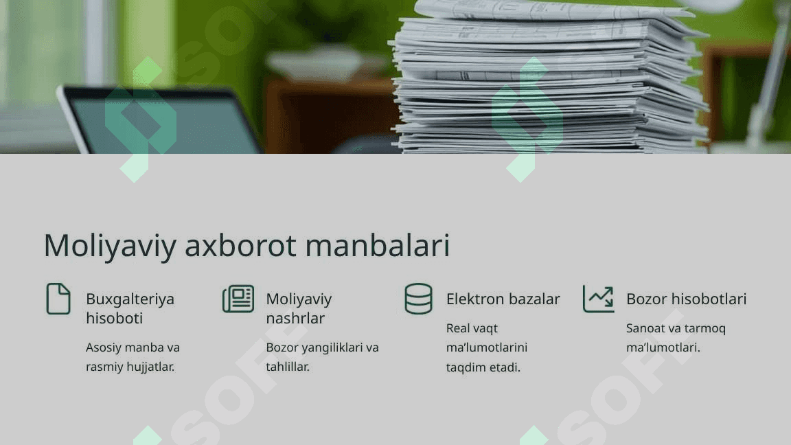 Moliyaviy axborotlarning umumiy tavsifi 4