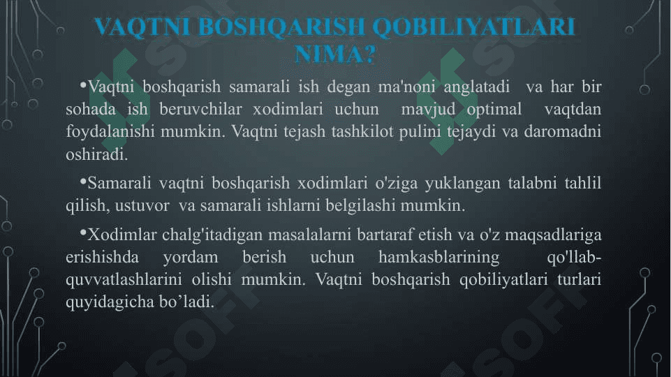 Samarali vaqt boshqaruvi va rejalashtirish strategiyalari 4