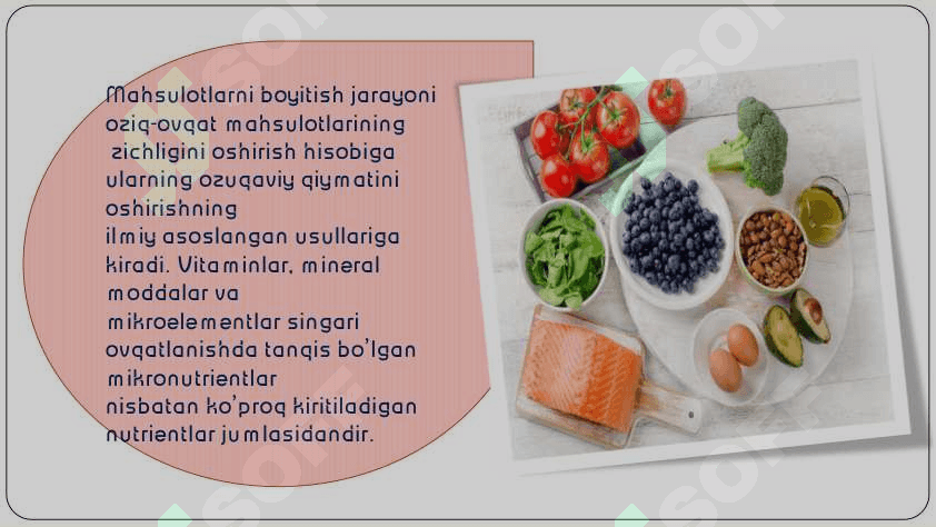 Boyitilgan mahsulotlarning tarkibini aniqlash 4