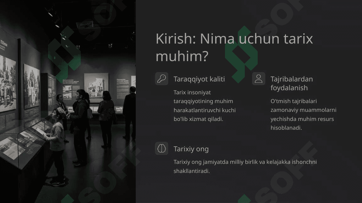 Jamiyat taraqqiyotida tarixning mazmuni, yo'nalishlari va konsepsiyalari 2