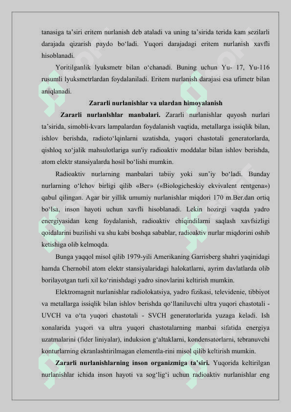 YORITISH VA YORITGICHLARNING ZAMONAVIY VOSITALARI 7