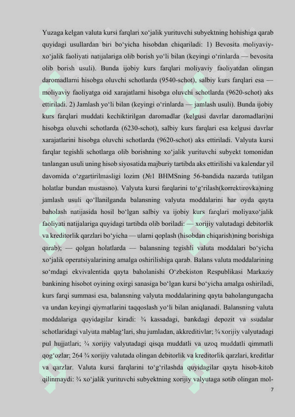 kurs ishi MOLIYAVIY FAOLIYAT BO'YICHA OLINGAN DAROMADLAR 7