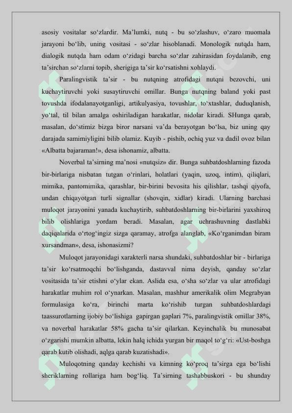 SHAXSNING IJTIMOIYLASHUVI VA IJTIMOIY XULQ-ATVOR 6