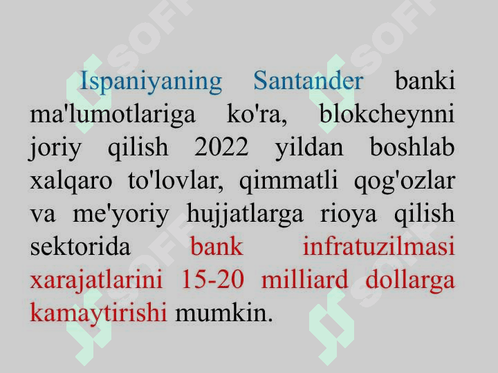 Iqtisodiyot tarmoq va sohalarida blokcheyn tizimi 7