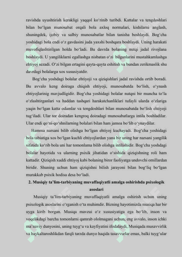 Maktabgacha ta’lim tashkilotlari tarbiyalanuvchilarining yosh psixologik xususiyatlari 3