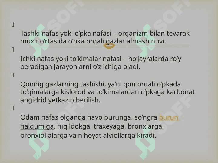 Nafas tizimining yosh xususiyatlari va gegenasi 3