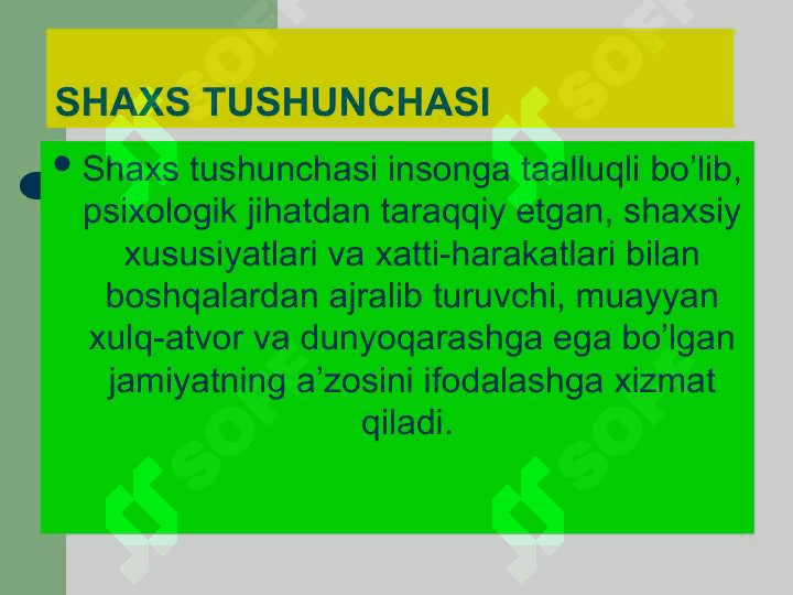 Shaxs ma`naviyatini shakllantirishda ota ona va oila mas’uliyati 5