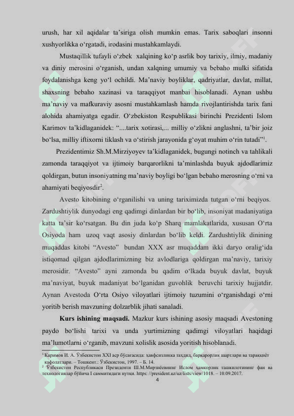 Avesto O’rta Osiyo viloyatlari ijtimoiy tuzumini o’rganishdagi o’rni 4