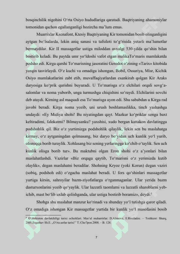 Ahamoniylarning cheklanmagan podsho hokimyati kurs ishi 7