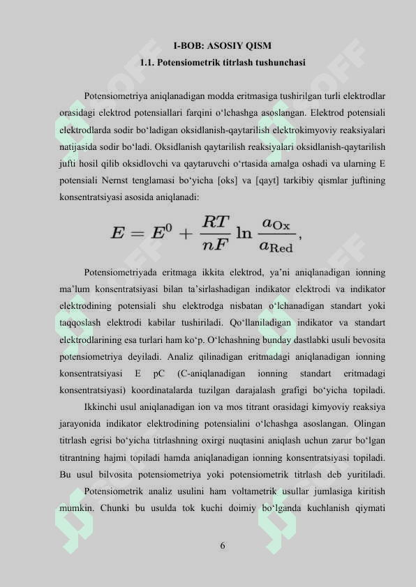 POTENSIOMETRIK TITRLASH 5