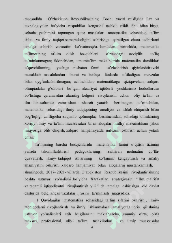 Parabolik tipdagi  buzuladigan tenglamalar uchun chegaraviy masalalar 4