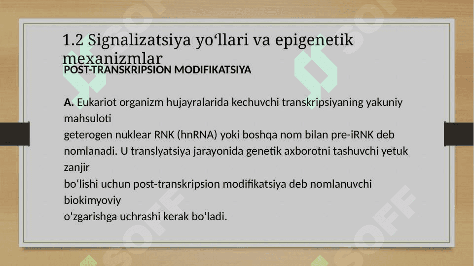 Genetik rivojlanish 5