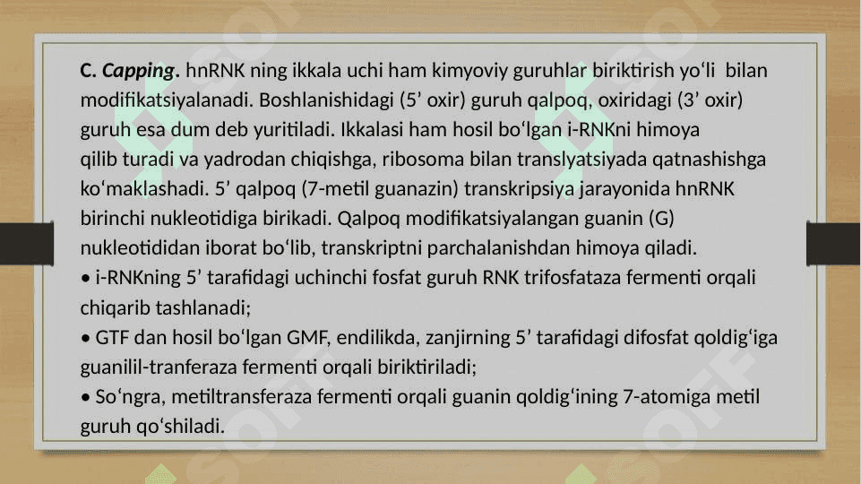 Genetik rivojlanish 7