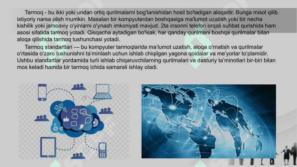 Tarmoq standartlarini tartibga soluvchi qo‘mitalar. 2