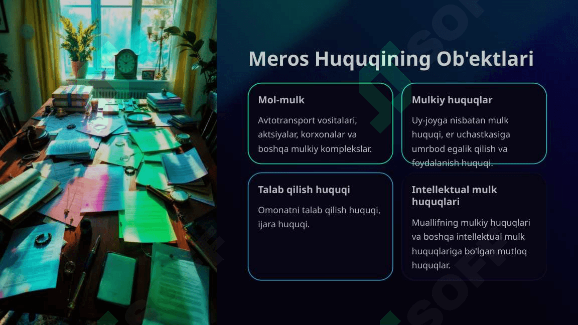 Vorislik va Meros Huquqi 4
