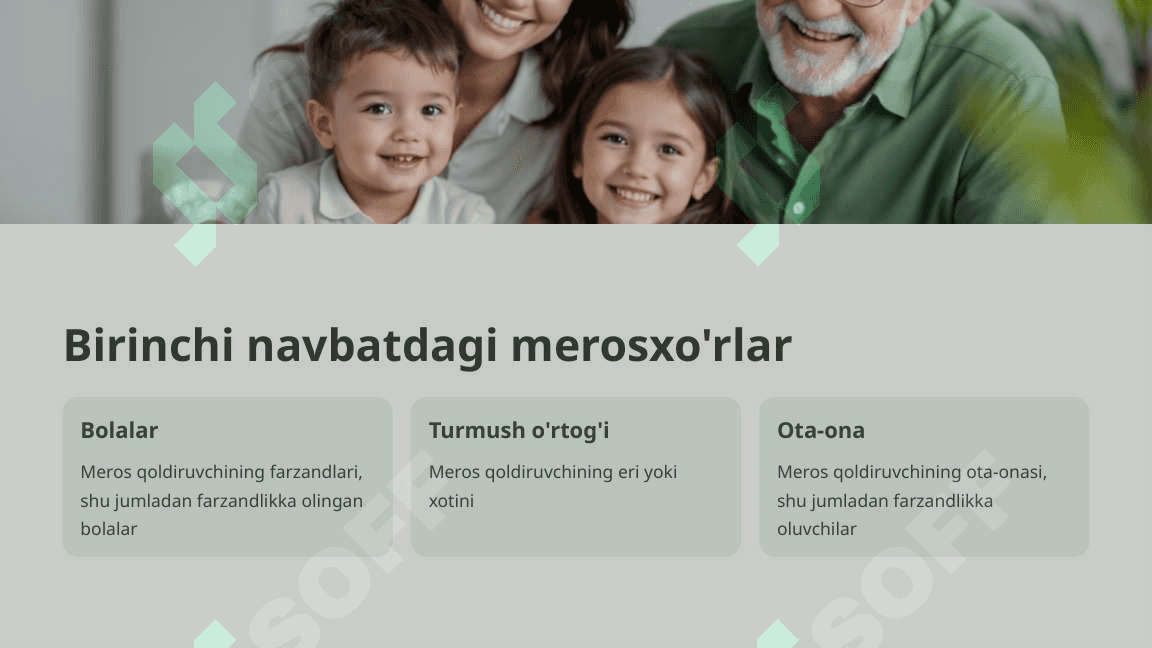 Qonun bo'yicha vorislik 4