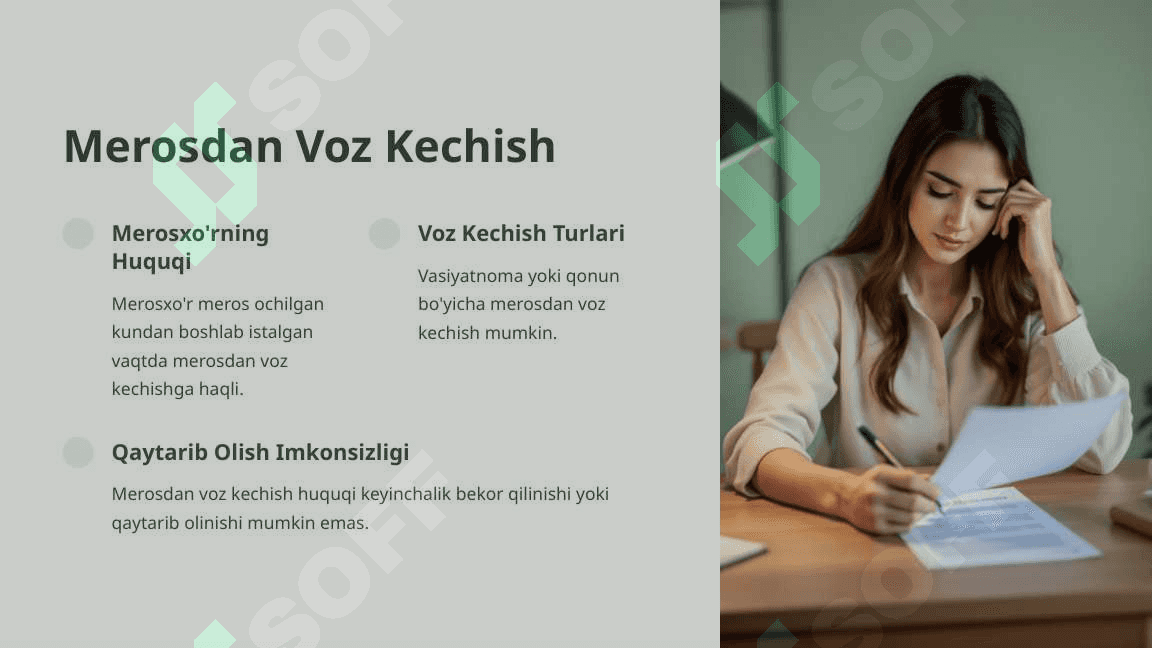 Merosni Egallash va Taqsimlash 2