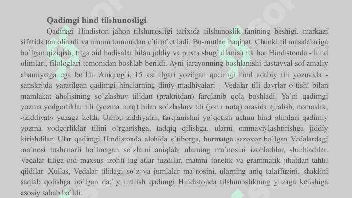 Tilshunoslik fani tarixi. Qadimgi hind, xitoy, grek, rim tilshunosligi. 3