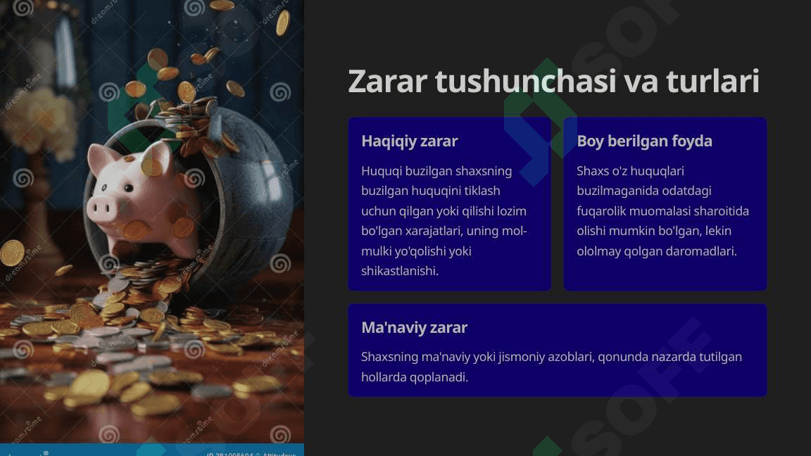 Zarar etkazishdan kelib chiqadigan majburiyatlar 5