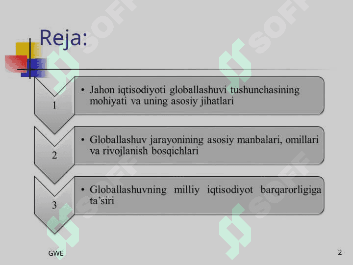 Jahon iqtisodiyoti globallashuvi 2
