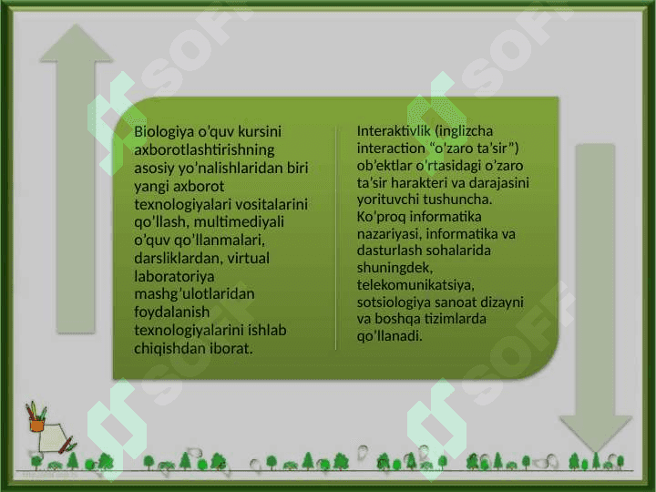 Biologiya ta’limida interaktiv dasturiy vositalardan foydalanishning nazariy asoslari 8