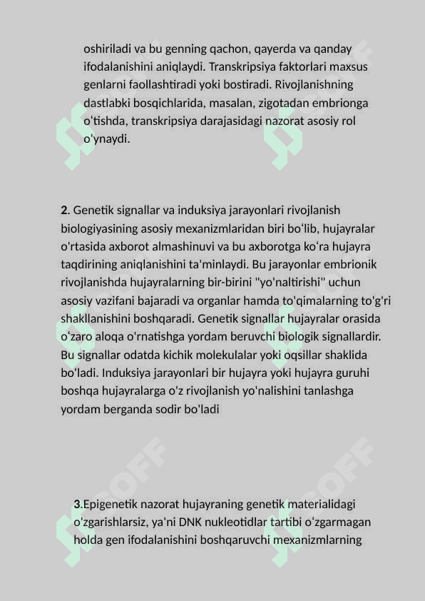 Genetik nazorati. Rak hujayralar va hujayra sikli docx 3