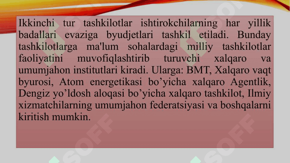 Xalqaro moliya institutlarining kreditlash mexanizmi 6