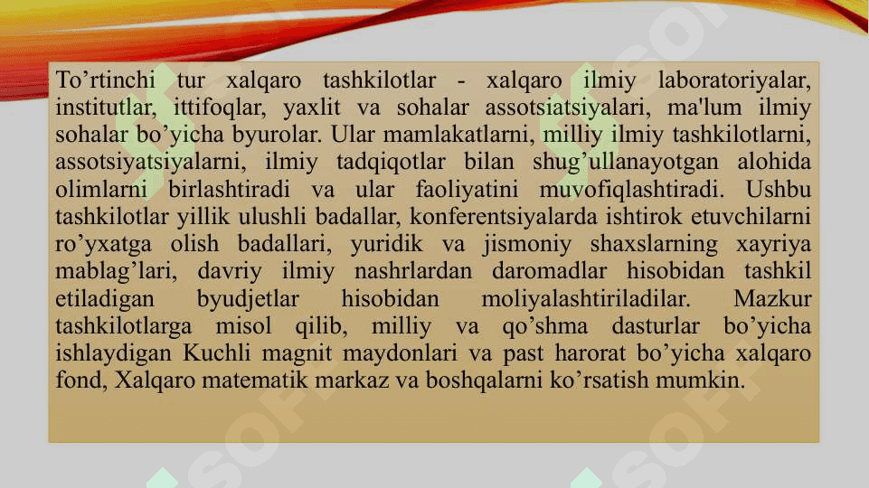 Xalqaro moliya institutlarining kreditlash mexanizmi 8