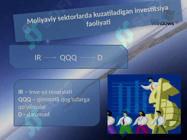 Investitsiya jarayoni moliyalashtirish manbalari 3
