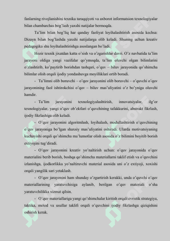 Boshlang’ich ta’limda evristik ta’lim va tarbiyaning o’rni 8