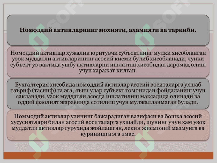Асосий воситалар ва номоддий активлар хисоби 4
