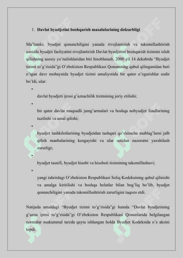 “Davlat byudjetini boshqarish” 3