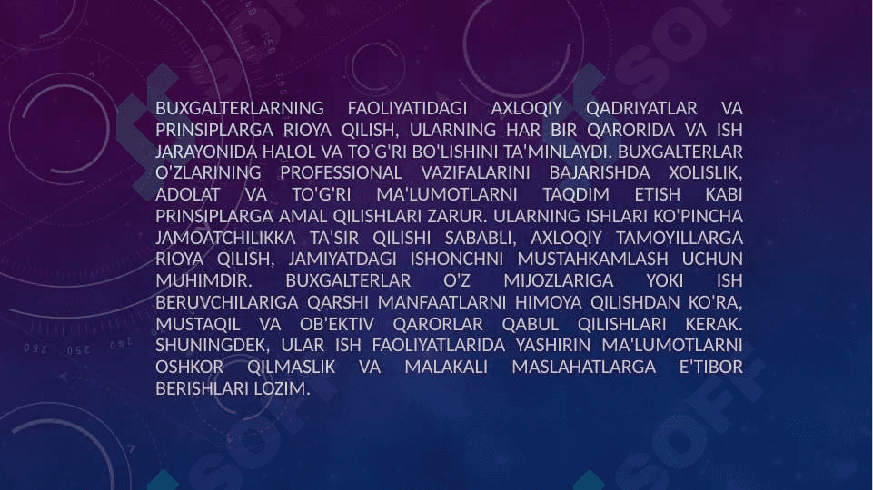 Buxgalterlar professional axloq kodeksi. 4