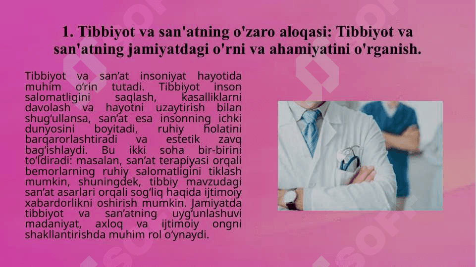 Medisina va sanat. 3