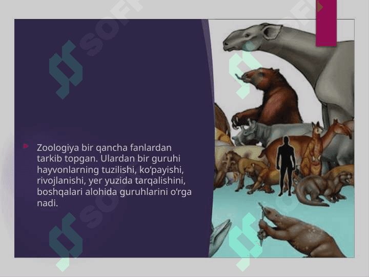 Zoologiyaning rivojlanish tarixi va zamonaviy muammolari. 3