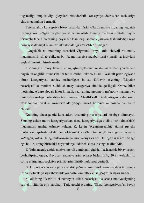 Hokimyat Motivi 5
