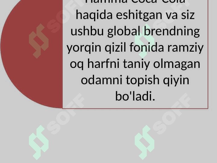 Coca-cola kompaniyasining kelib chiqish tarixi 3