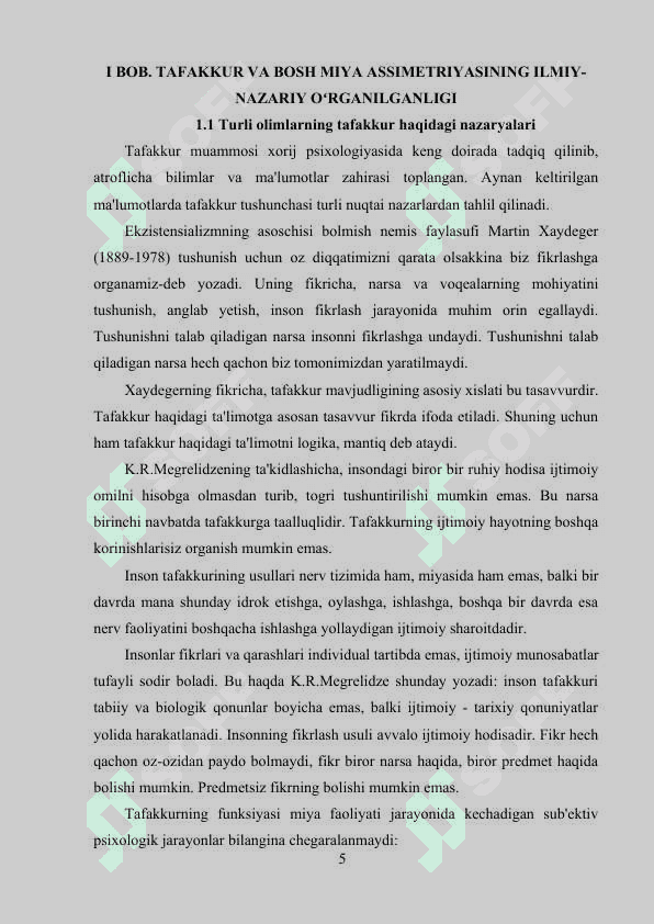 Tafakkur va bosh miya assimetriyasi 5