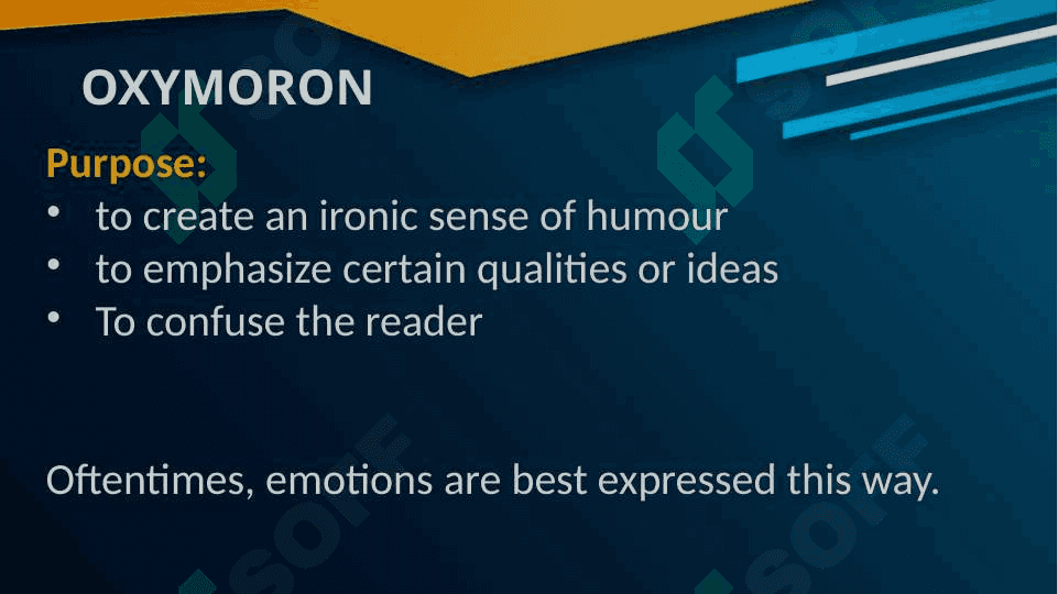 Oxymoron, hyperbole, epithet 4