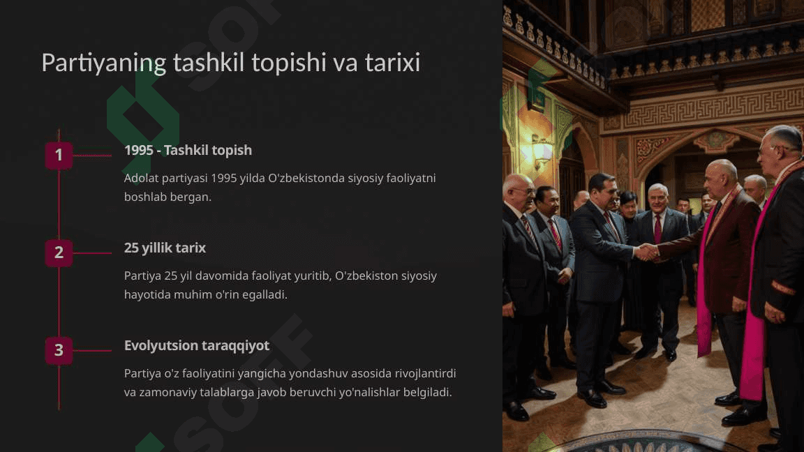 Adolat Sotsial-Demokratik Partiyasi (taqdimot) 3