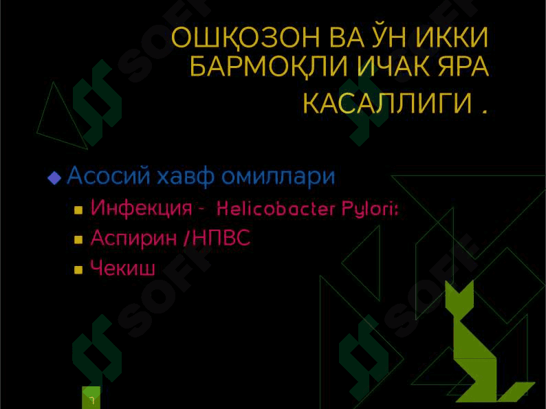 Oshqozon va 12 barmoqli ichak yara kasallliklari 7