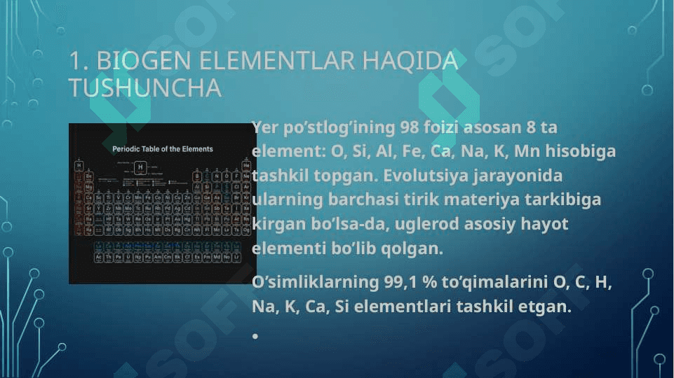 Biogen elementlar 2