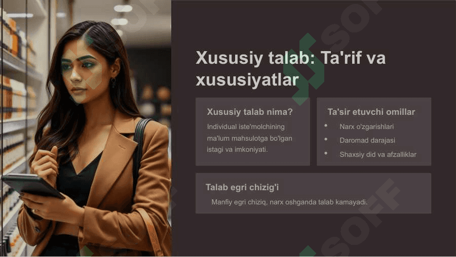 Xususiy talab va bozor talabi 3