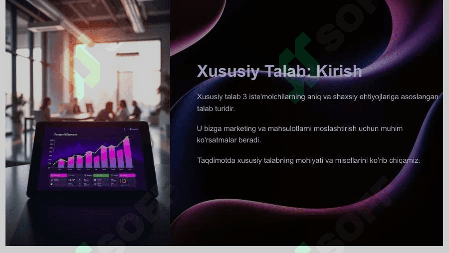Xususiy talab va bozor talabi 4