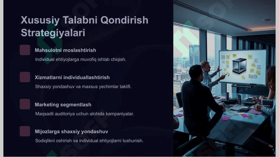 Xususiy talab va bozor talabi 8