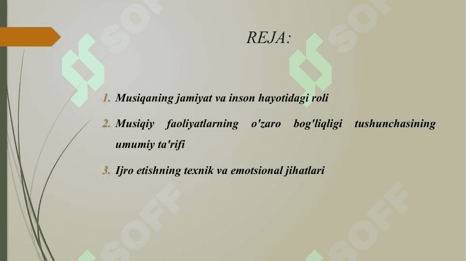 MUSIQIY FAOLIYATLARNING O'ZARO BOG'LIQLIGI 2
