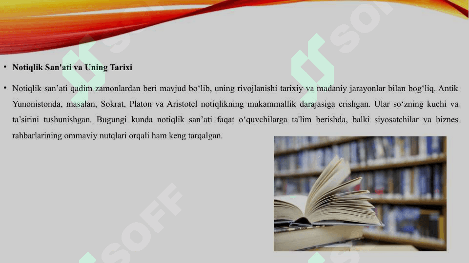 Hozirgi zamon notiqligi haqida 5