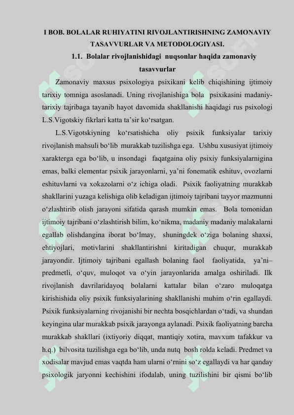Bolalar ruhiyatini o'rganishning pedagogik asoslari 3