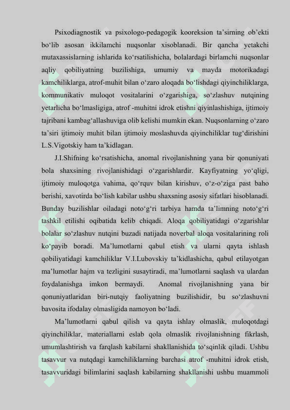 Bolalar ruhiyatini o'rganishning pedagogik asoslari 7