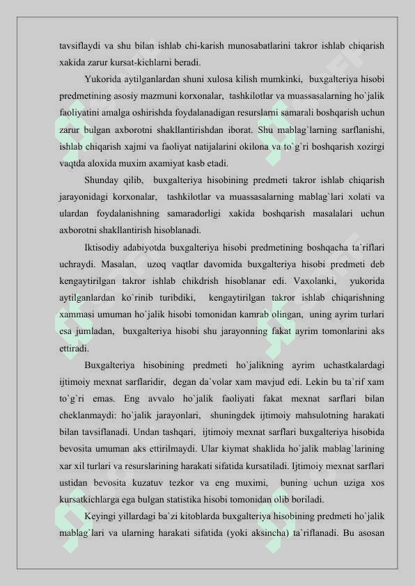 BUXGALTERIYA HISOBINING FUNKSIYA VA VAZIFALARI 5
